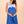 Зареди снимката Асиметрична рокля за бременни и кърмещи в синьо
