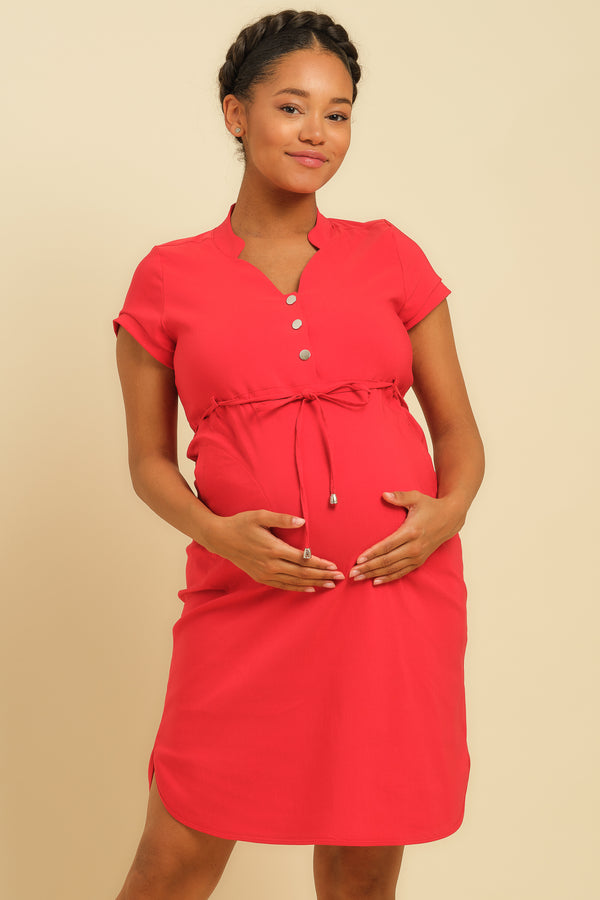 Еластична рокля за бременни и кърмещи