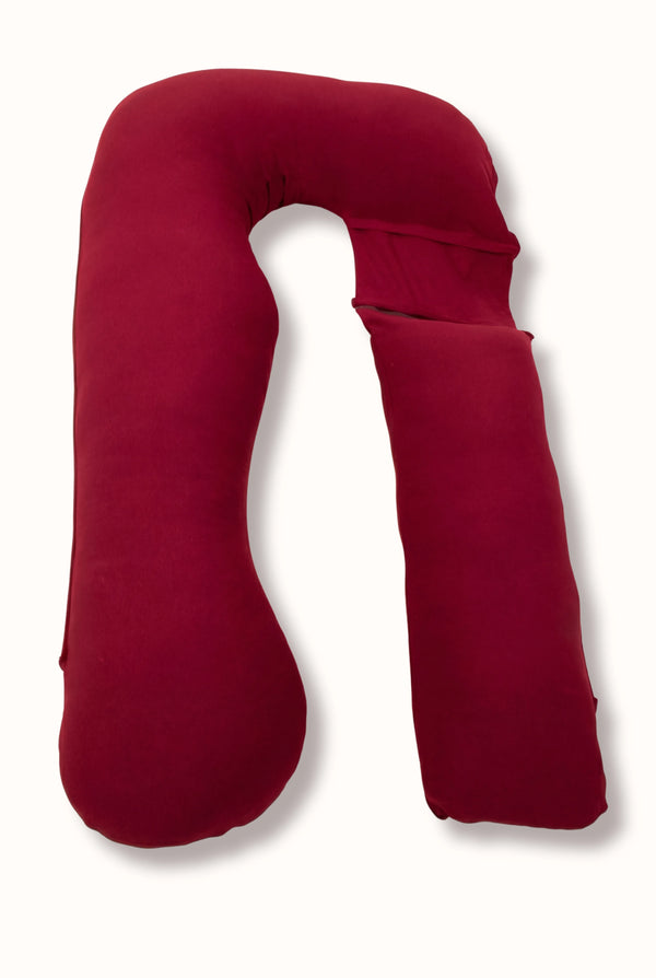 Възглавница за бременни и кърмене 3 в 1 - бордо