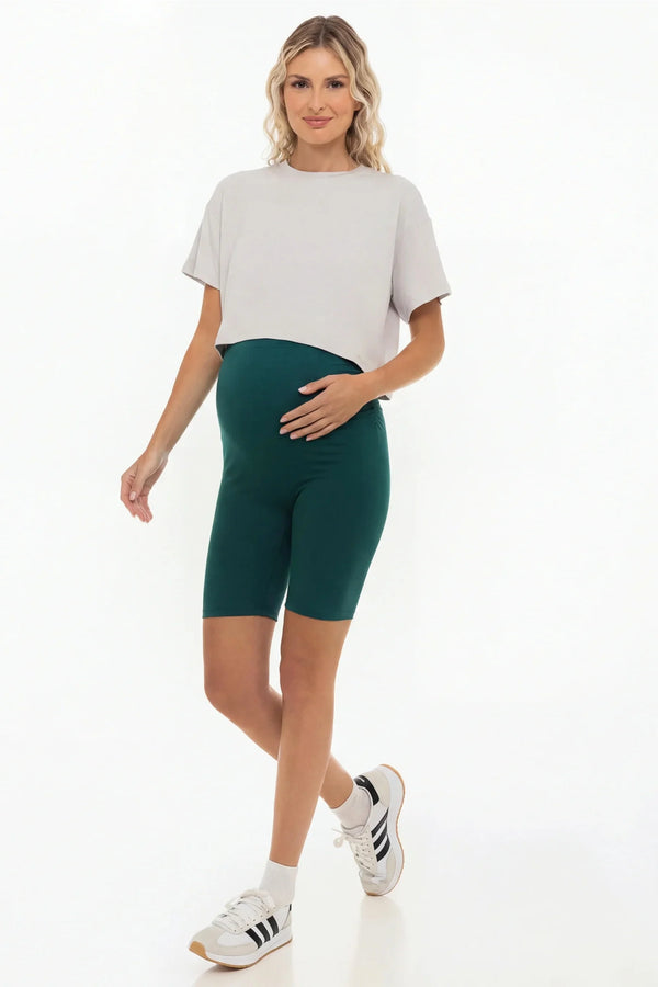 Мек двоен клин за бременни - тюркоаз