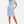 Зареди снимката Светлосиня рокля за бременни и кърмещи от ленена смес

