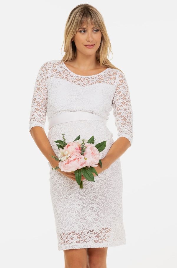 Сватбена рокля за бременни и кърмещи