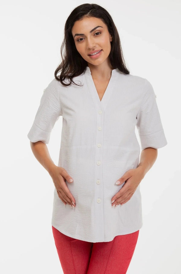 Памучна риза за бременни и кърмещи