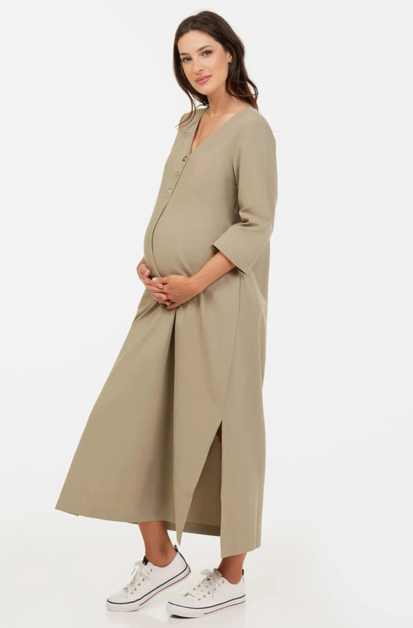 Миди рокля за бременни и кърмещи - каки