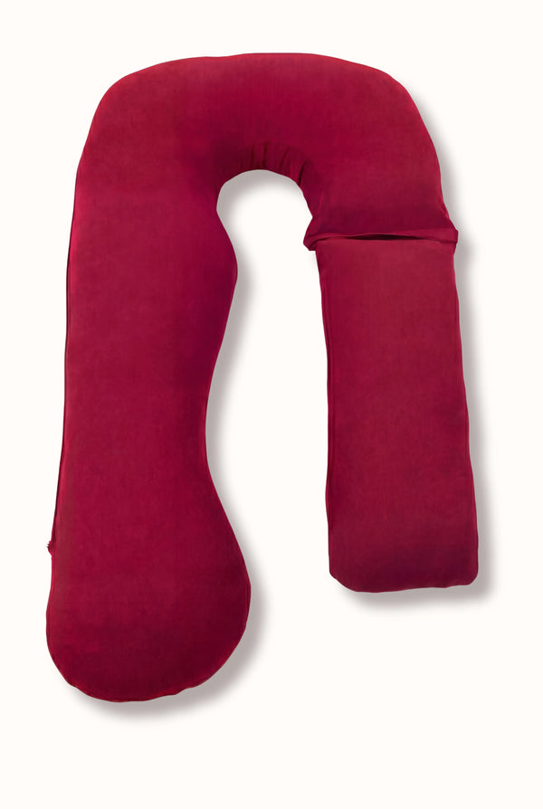 Възглавница за бременни и кърмене 3 в 1 - бордо