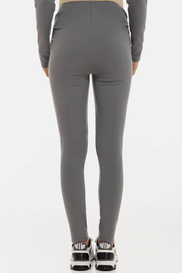 Памучен клин за бременни - сив