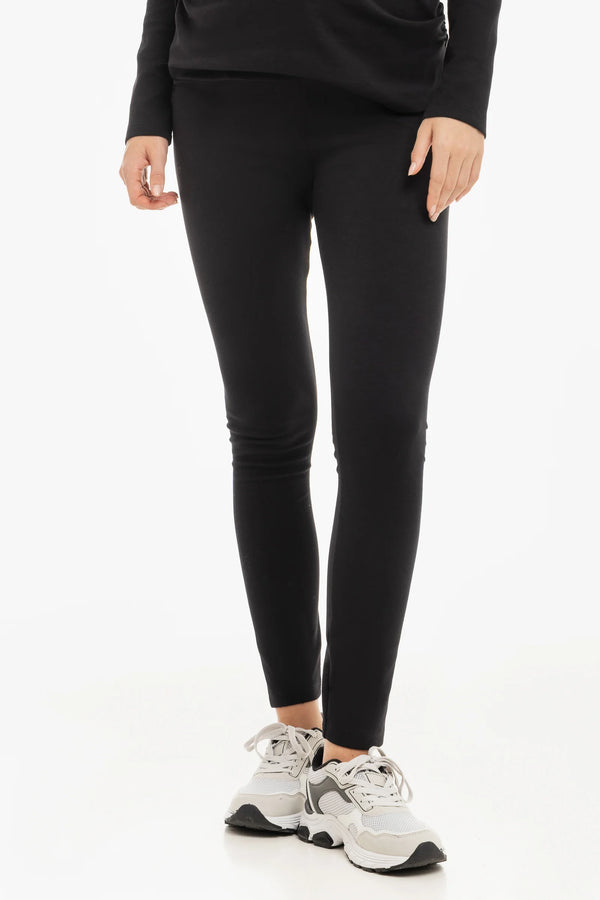 Памучен клин за бременни - черен