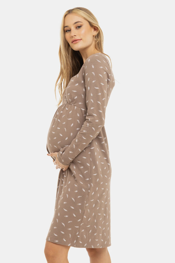 Нощница за бременни и кърмещи - Пера