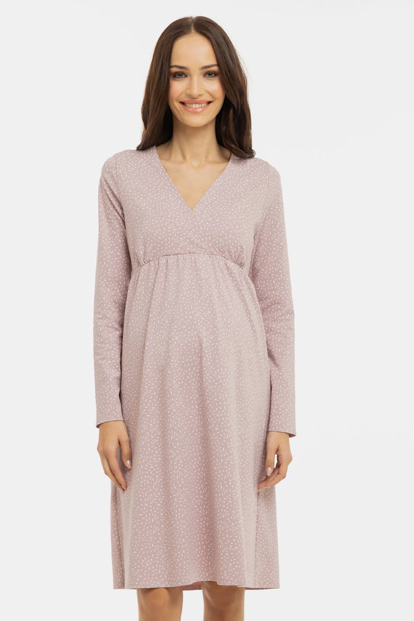 Нощница за бременни и кърмещи - Конфети