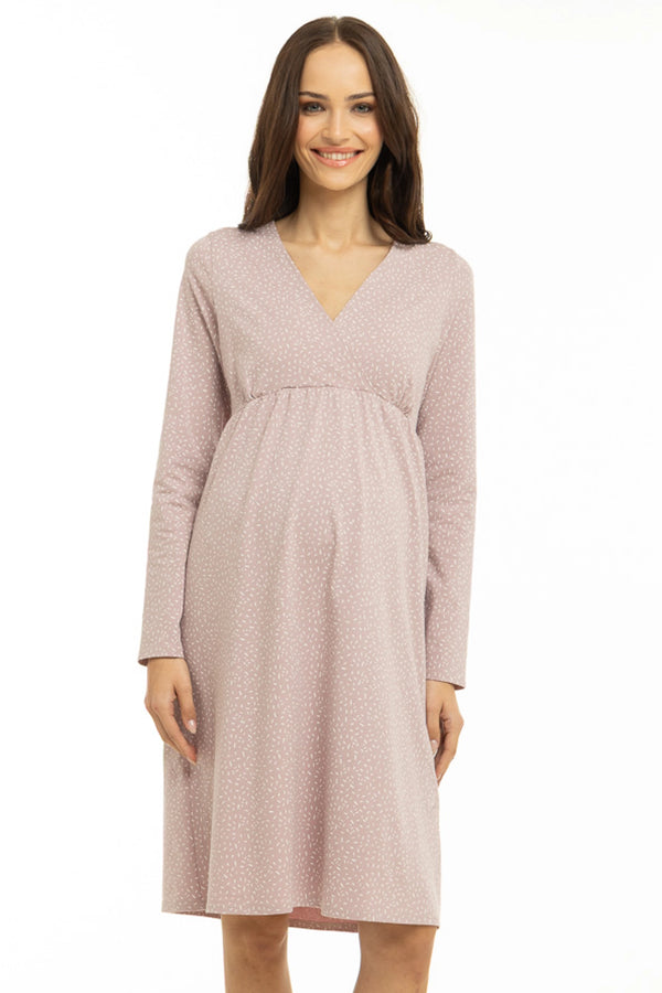 Нощница за бременни и кърмещи - Конфети