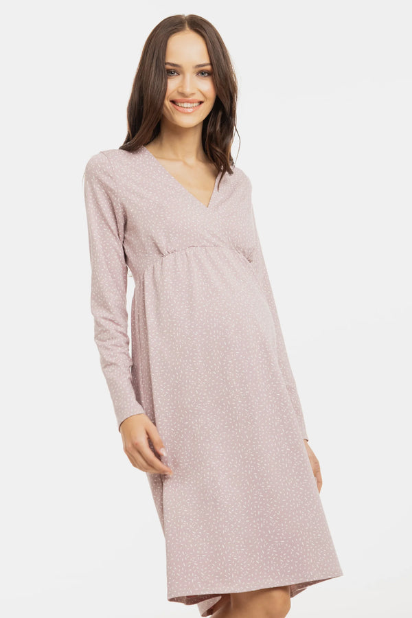 Нощница за бременни и кърмещи - Конфети