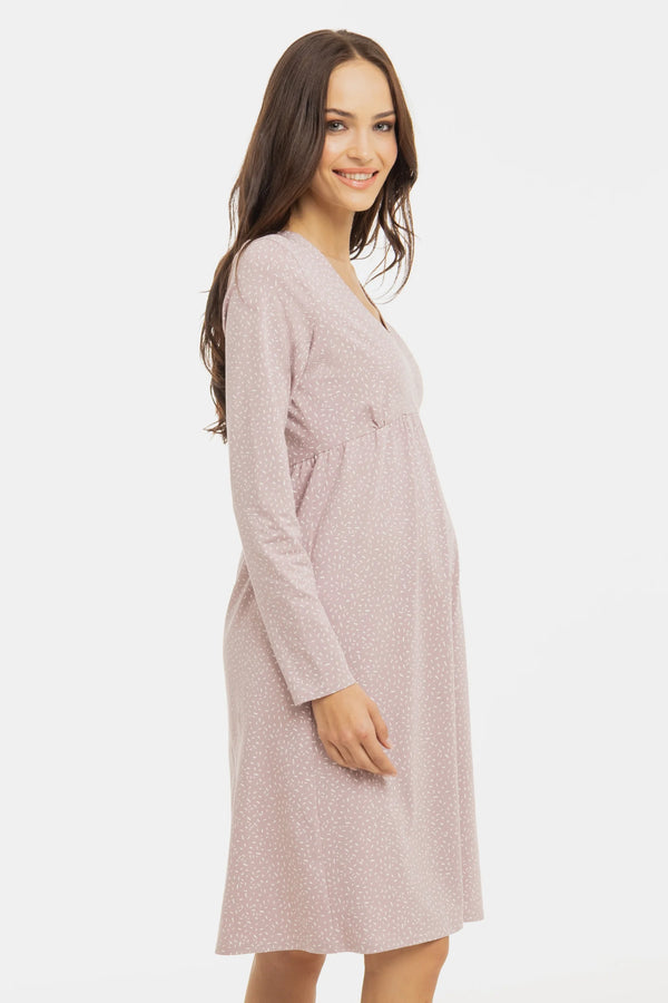 Нощница за бременни и кърмещи - Конфети