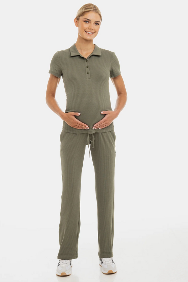 Рипсен панталон за бременни - каки