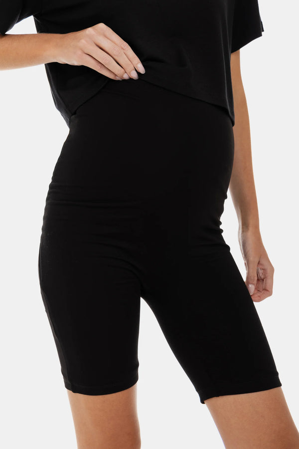 Мек двоен клин за бременни - черен