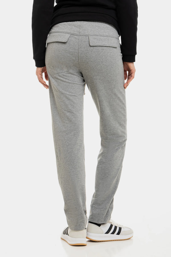 Спортен панталон за бременни - сив