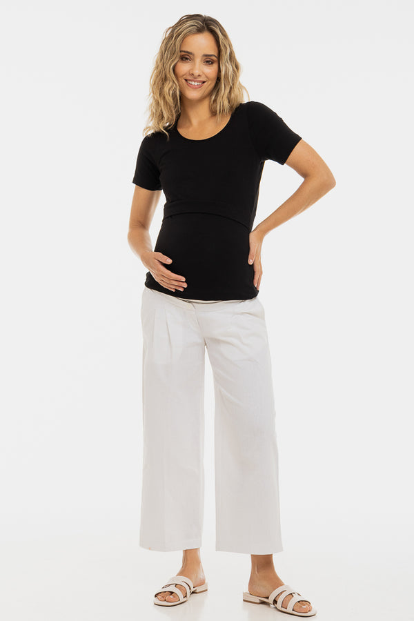 Памучнa тениска за бременни и кърмещи