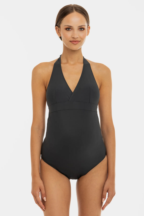 Цял бански за бременни и кърмещи - графит