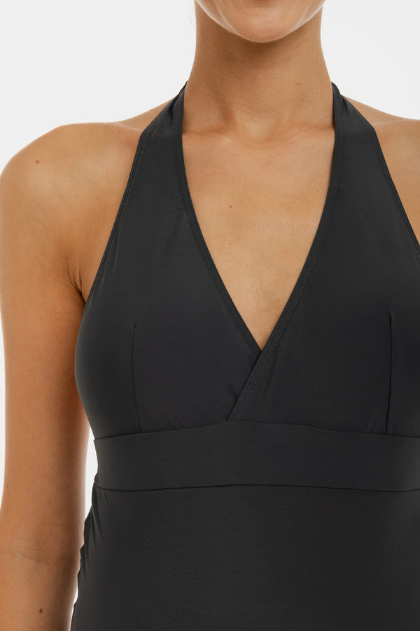 Цял бански за бременни и кърмещи - графит