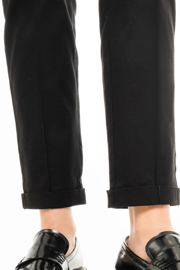 Памучен еластичен панталон за бременни