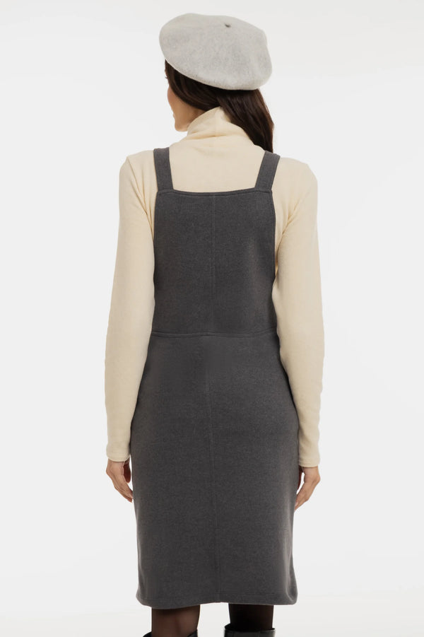 Плетен сукман за бременни и кърмещи - сив