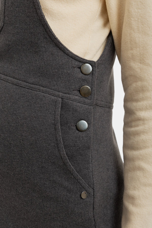 Плетен сукман за бременни и кърмещи - сив