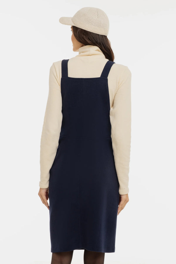 Плетен сукман за бременни и кърмещи - тъмносин