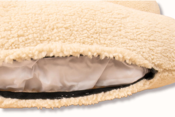 Пухкава възглавница за бременни и кърмене 3 в 1 - бежова