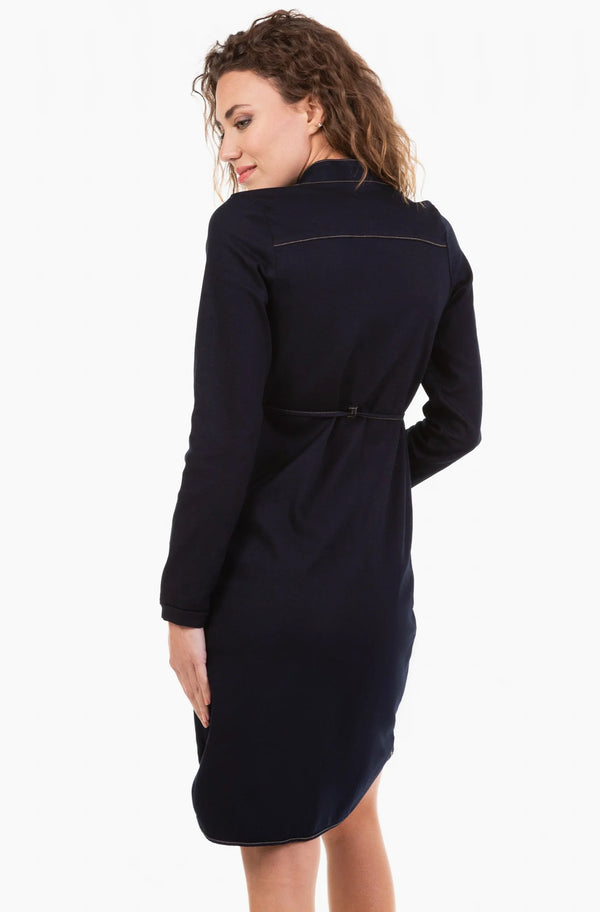 Дънкова рокля за бременни и кърмещи