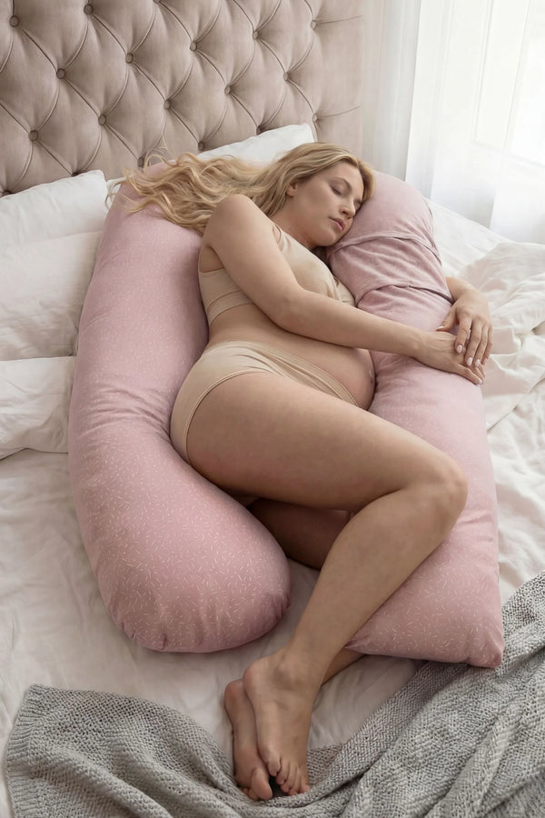 Възглавница за бременни и кърмене 3 в 1 - Конфети