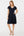 Ефирна рокля 2 в 1 за бременни и кърмещи - тъмносиня