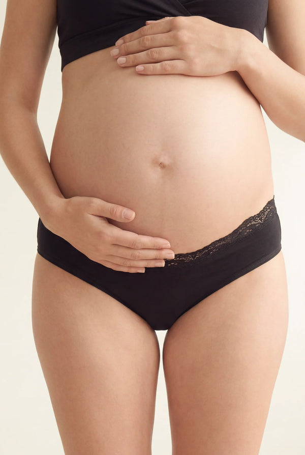 Памучни бикини с ниска за бременни