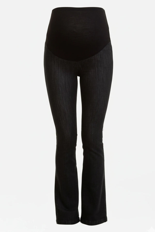 Тъмни дънки за бременни bootcut