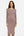 Рипсена памучна рокля за бременни и кърмещи - пепел от рози