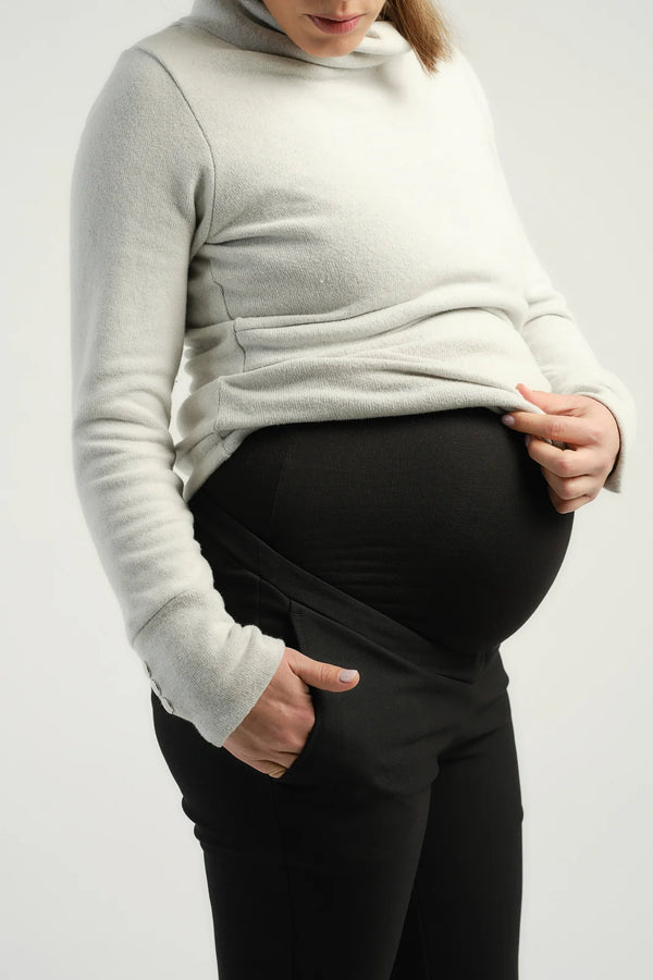 Черен панталон за бременни