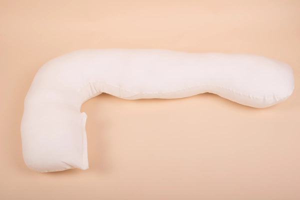 Възглавница за бременни 3 в 1 - органичен памук - екрю