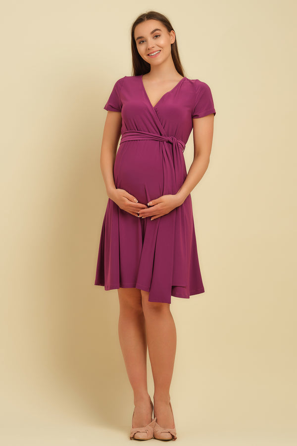 Разкроена рокля за бременни и кърмещи