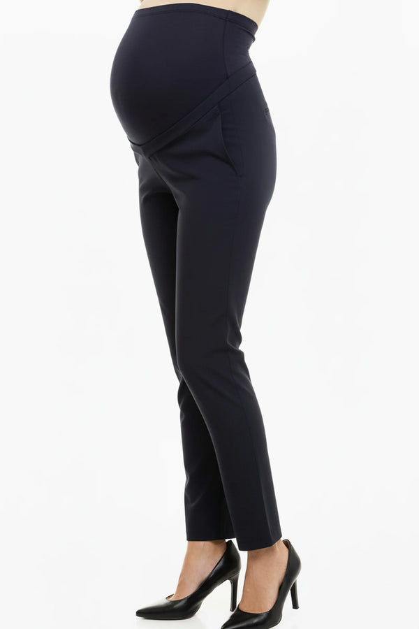 Тъмносин панталон за бременни
