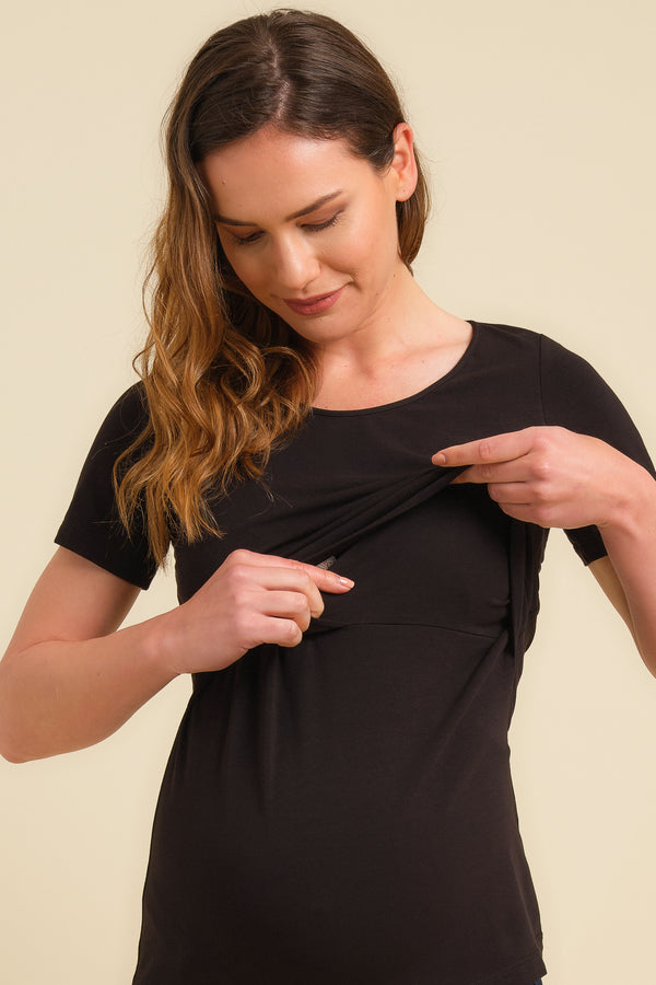 Памучнa блуза за бременни и кърмещи
