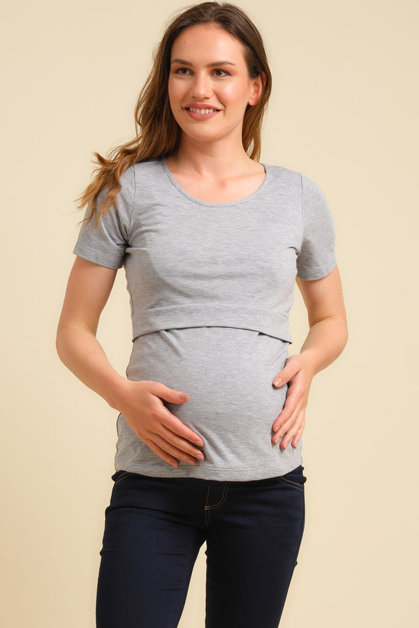 Памучнa блуза за бременни и кърмещи