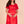 Зареди снимката Ленена рокля за бременни и кърмещи в червено
