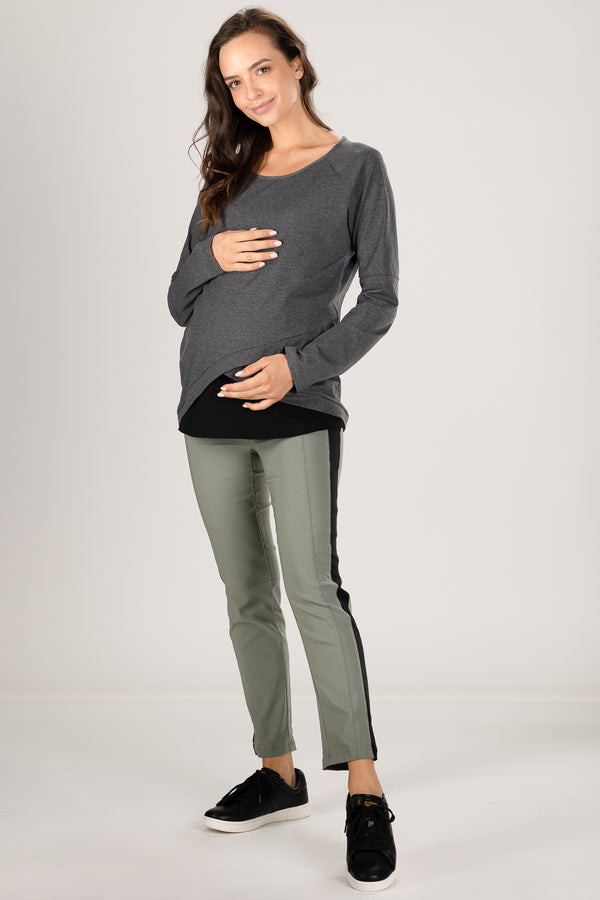 Втален еластичен панталон за бременни